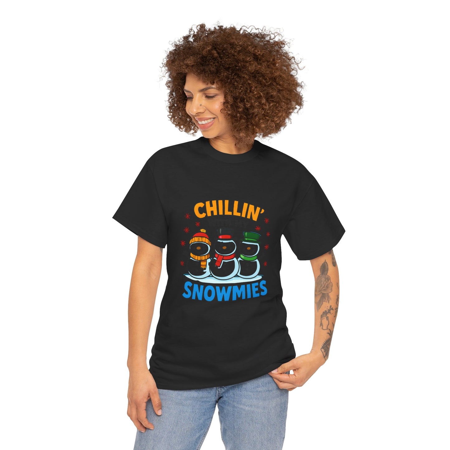 Chillin' With My Snowmies - Cancer Awareness Tee