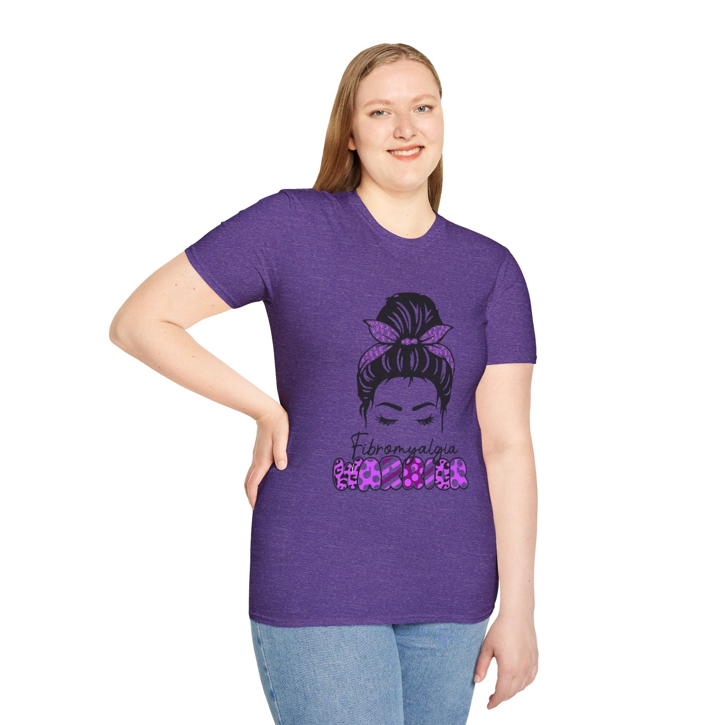 Fibromyalgia Awareness T-Shirt, Softstyle Tee, Gift for Chronic Illness, Comfortable Everyday Wear, Support Awareness Apparel