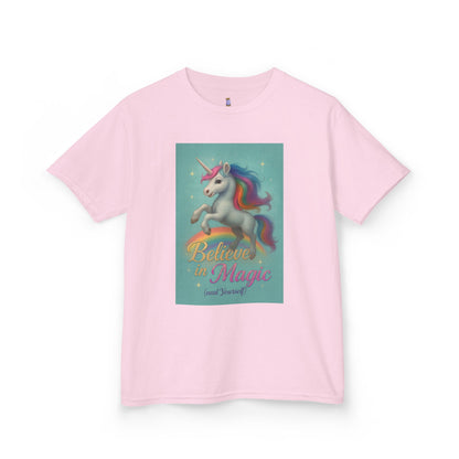 Unicorn Magic Kids Tee - Believe in Magic, Kids T-Shirt, Unicorn Shirt, Birthday Gift, Playtime Apparel
