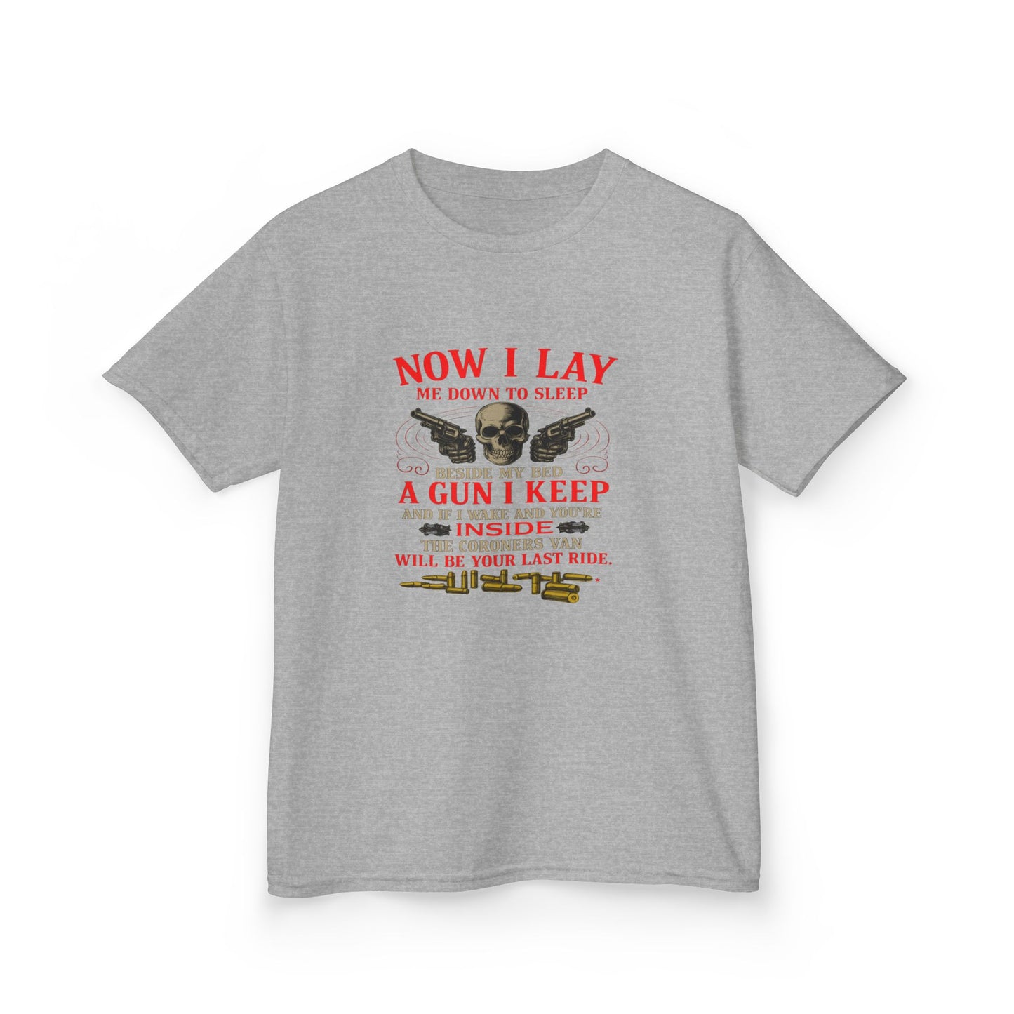 Now I Lay Me Down to Sleep - Dinosaur Skull Tee