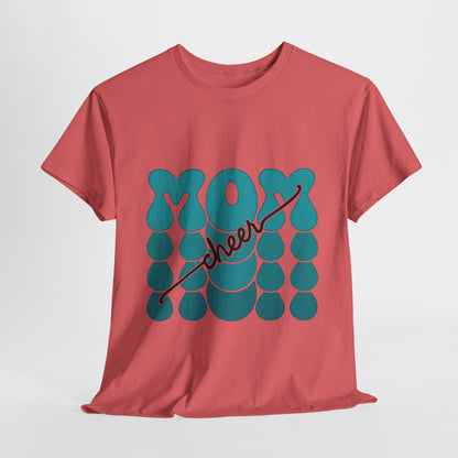 MOM Cheer – Turquoise Spirit Tee