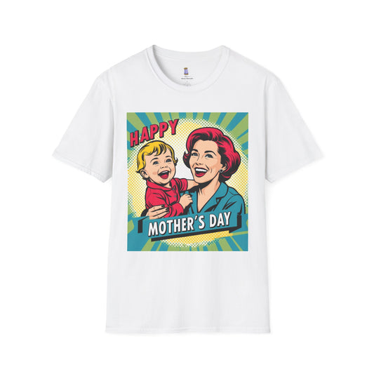 Happy Mother's Day Unisex T-Shirt, Vintage Graphic Tee, Gift for Mom, Celebration Apparel, Mother's Day Presents, Comfortable Casual Wear