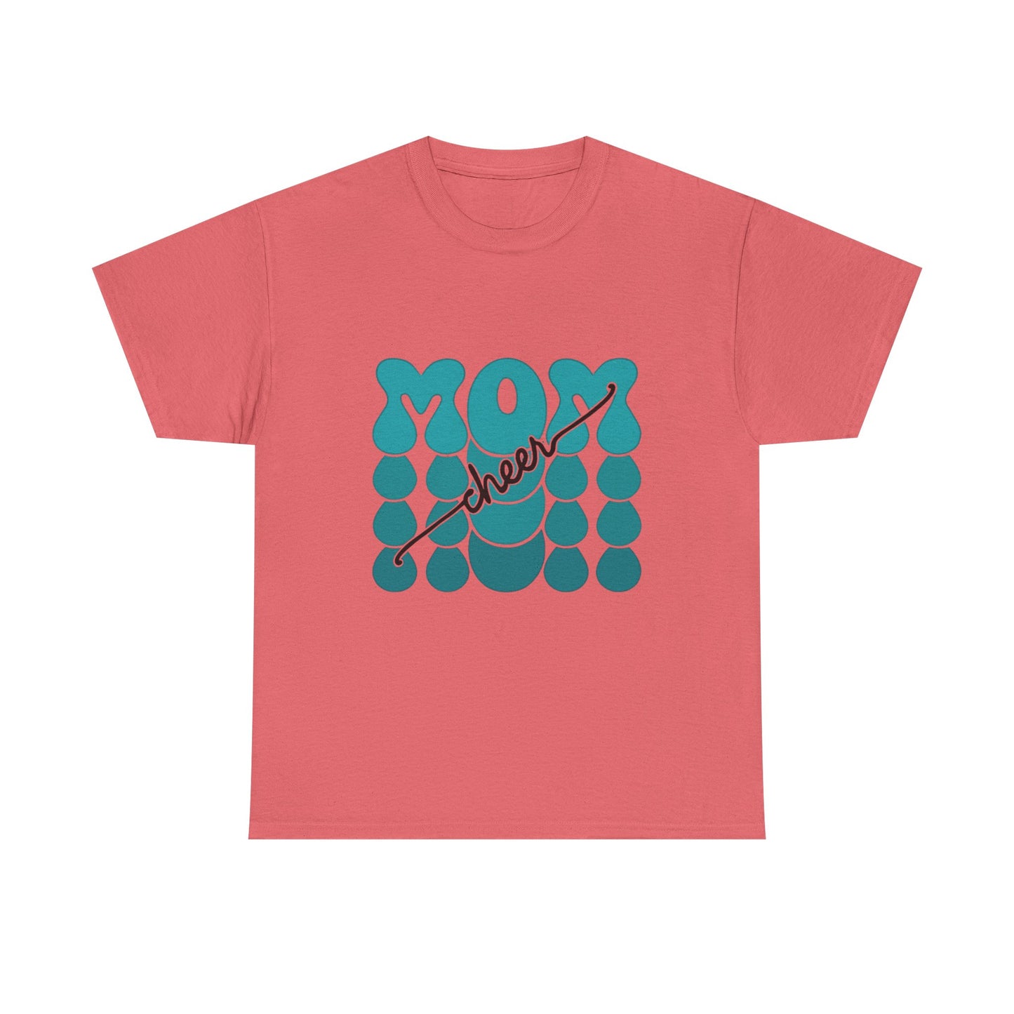 MOM Cheer – Turquoise Spirit Tee
