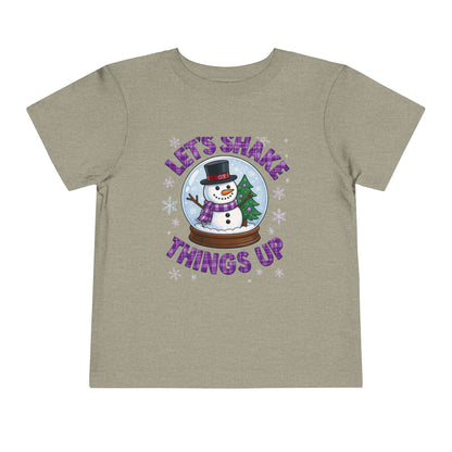 Shake Things Up! Snowman Christmas Toddler Tee