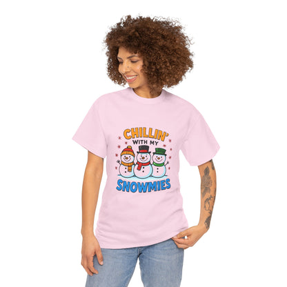 Chillin' With My Snowmies - Cancer Awareness Tee