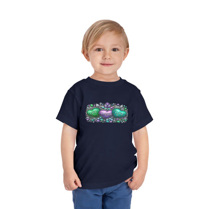 Toddler Tee Live Laugh Love Floral Design