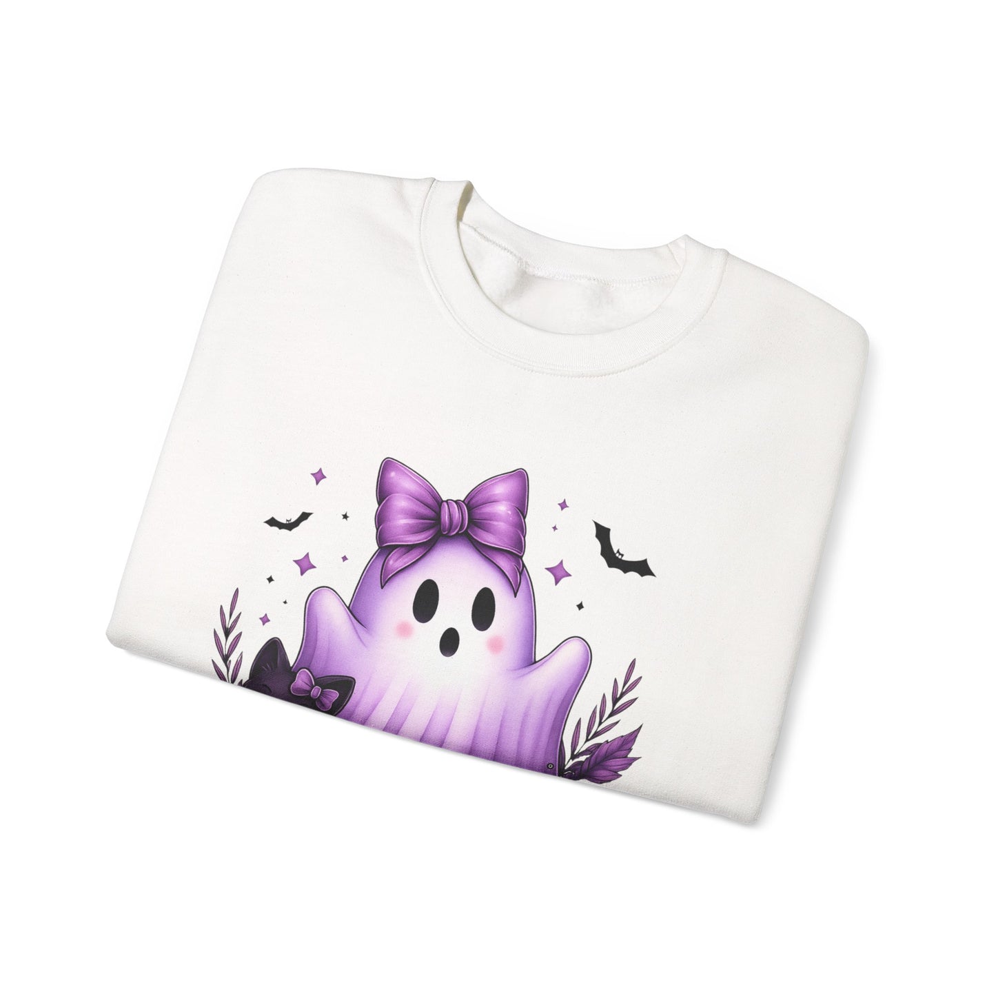 Cute Halloween Ghost Crewneck Sweatshirt