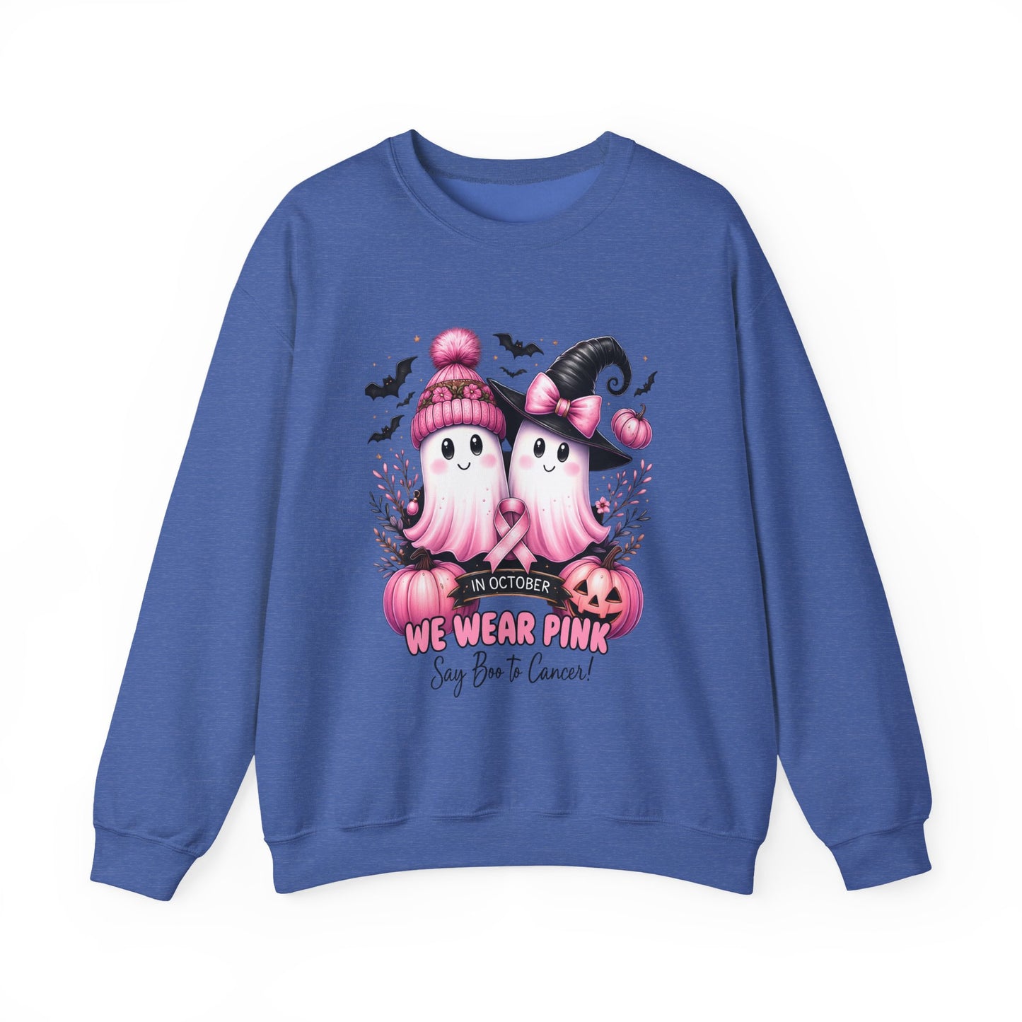 Boo-tiful Breast Cancer Awareness Halloween Crewneck