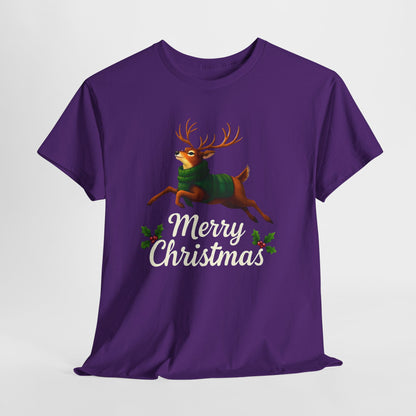 Merry Christmas Reindeer Tee