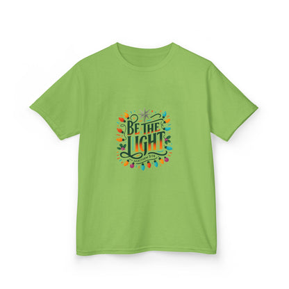 Be the Light Christmas Dinosaur Kids Tee