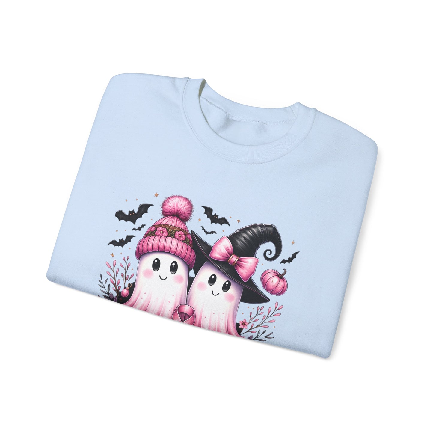Boo-tiful Breast Cancer Awareness Halloween Crewneck