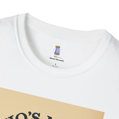 Bold Retro Graphic Tee - 'Who's Next?'