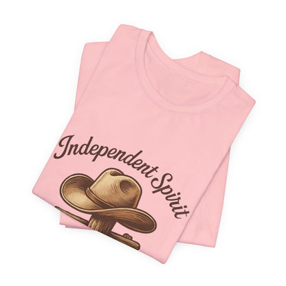 Quiet Swagger Cowboy Tee — Independent Spirit Western T-Shirt