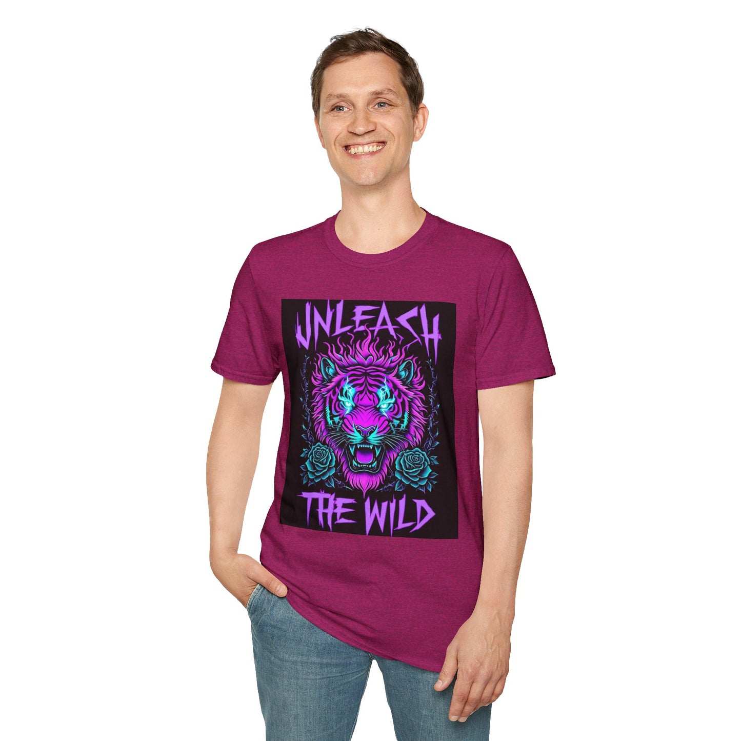 Unleash the Wild Graphic Tee | Cool Graphic Shirt, Unisex T-Shirt, Animal Lover Gift, Nature-Inspired Fashion, Festival Wear