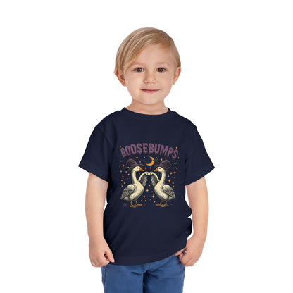 Goosebumps Halloween Toddler Tee - Funny Spooky Xmas