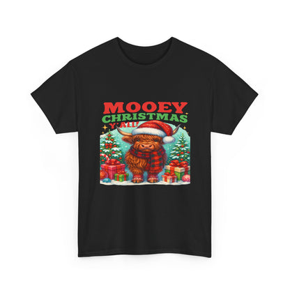 Christmas Highland Cow Tee