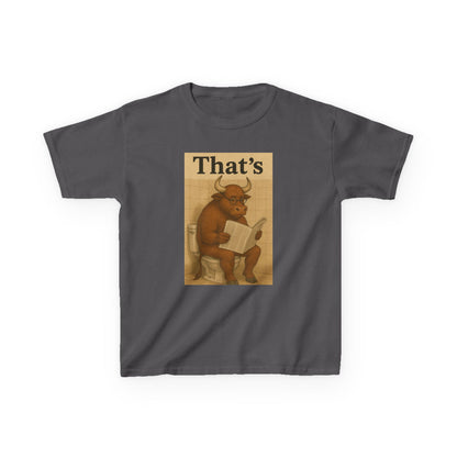 Bull Market Bathroom Break - Funny Kids Tee