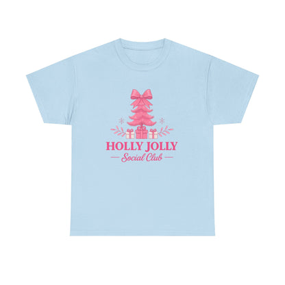 Holly Jolly Pink Tree Tee