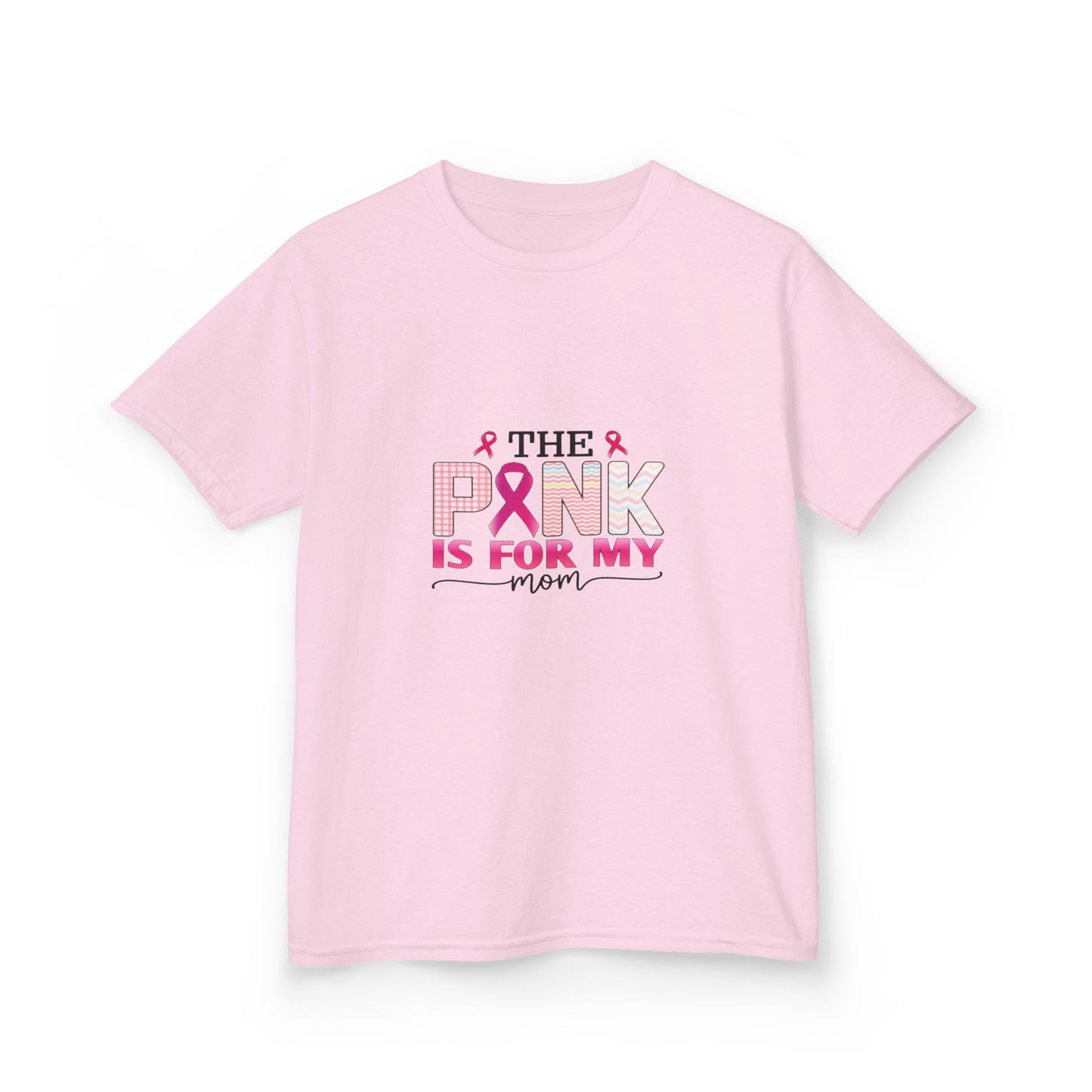 Pink Ribbon Mom Dinosaur Tee - Breast Cancer Awareness