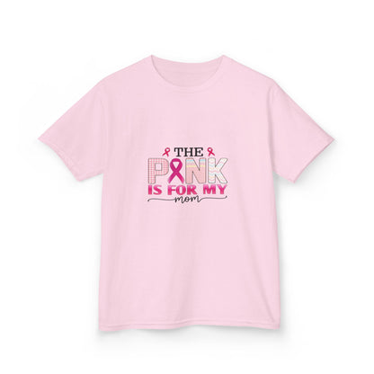 Pink Ribbon Mom Dinosaur Tee - Breast Cancer Awareness