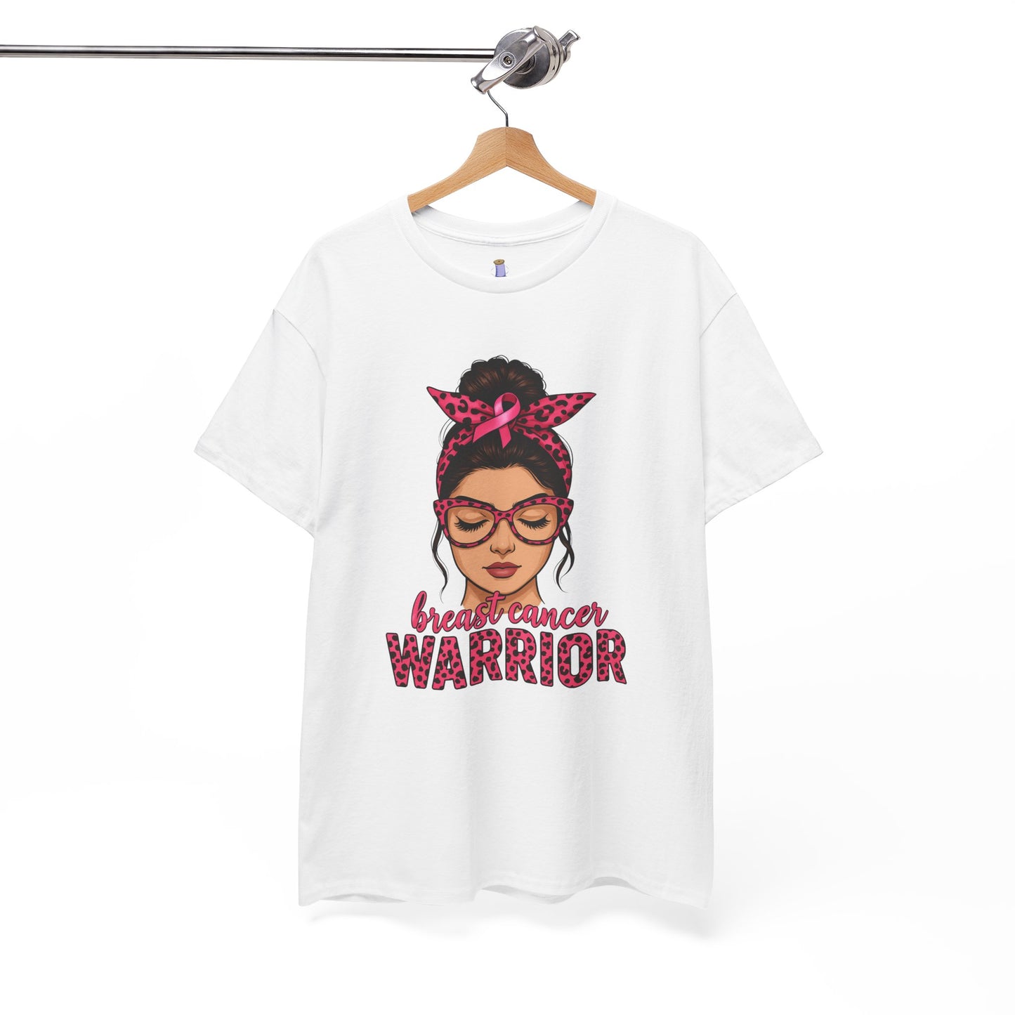 Breast Cancer Warrior Tee, Inspirational T-Shirt for Survivors, Supportive Gift for Cancer Awareness Events, Unisex Cotton Top, [...]