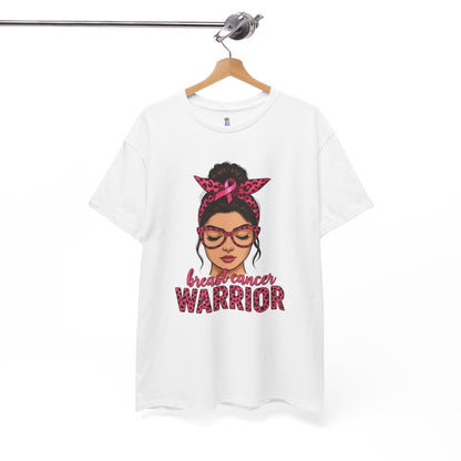 Breast Cancer Warrior Tee, Inspirational T-Shirt for Survivors, Supportive Gift for Cancer Awareness Events, Unisex Cotton Top, [...]