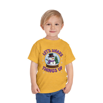 Shake Things Up! Snowman Christmas Toddler Tee