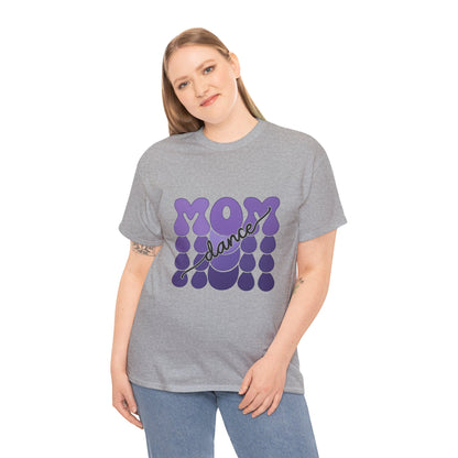 MOM Dance – Purple Letter Stage Spirit Tee