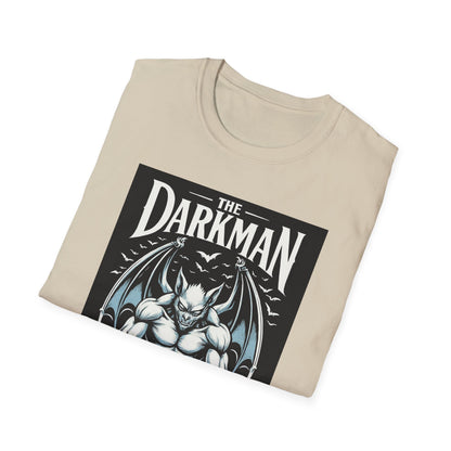 Darkman Graphic T-Shirt, Unisex Softstyle Tee, Edgy Apparel, Casual Wear, Halloween Costume, Gift for Him/Her