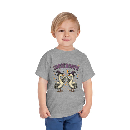 Goosebumps Halloween Toddler Tee - Funny Spooky Xmas