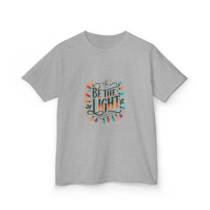 Be the Light Christmas Dinosaur Kids Tee