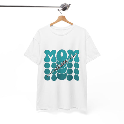MOM Cheer – Turquoise Spirit Tee