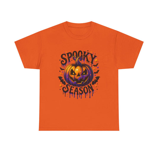 Spooky Season Jack O Lantern Halloween Tee