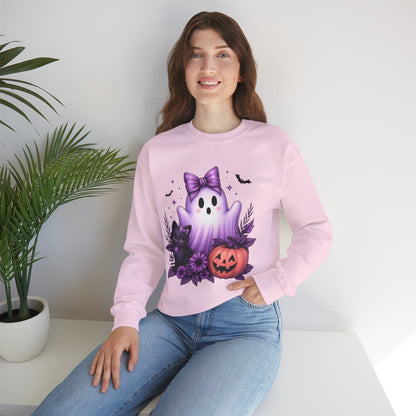 Cute Halloween Ghost Crewneck Sweatshirt