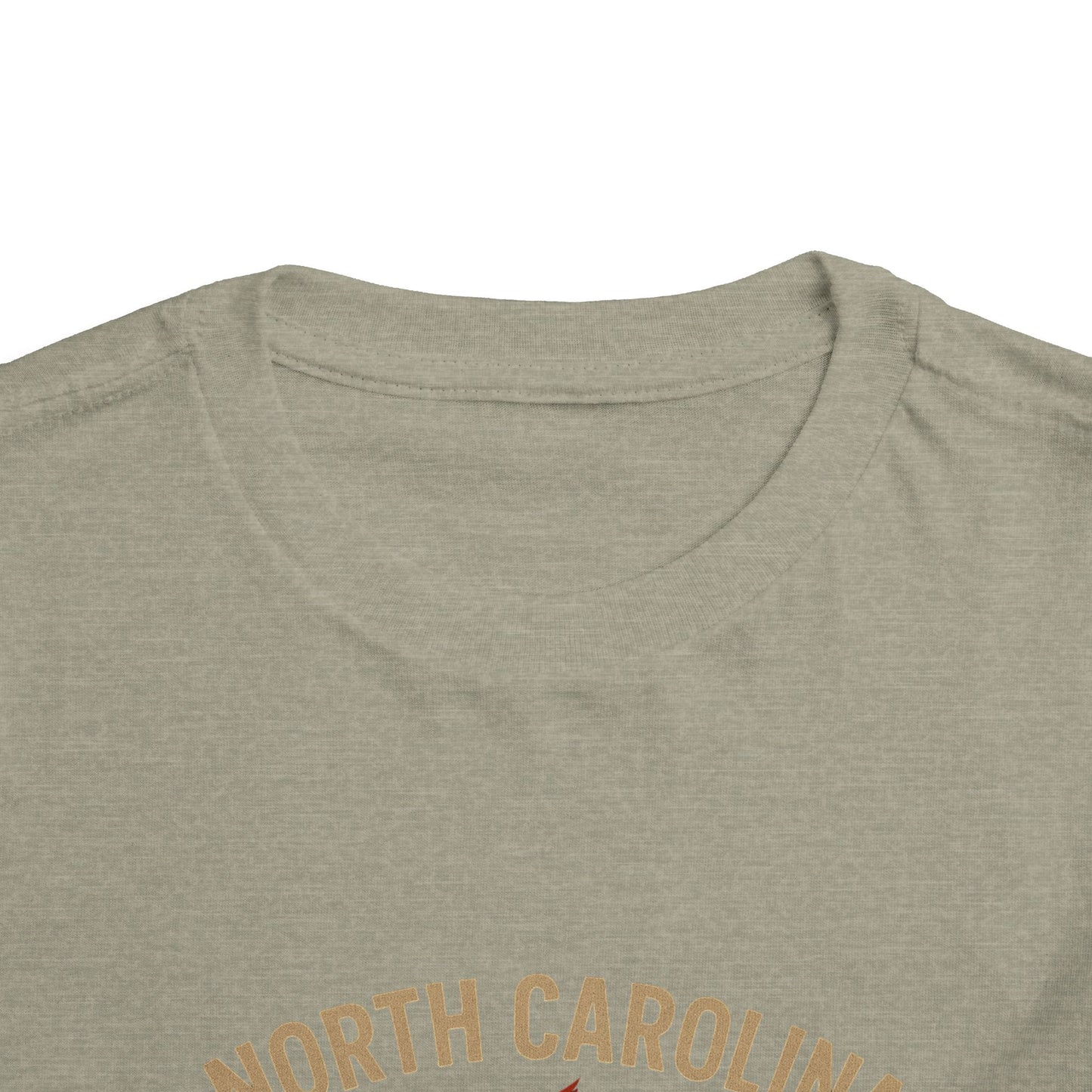Toddler Tee - NC Cardinal and Dogwood Flower Design
