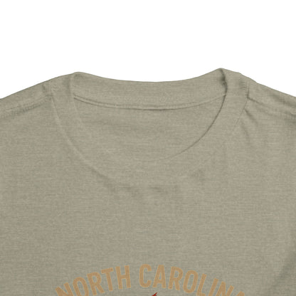 Toddler Tee - NC Cardinal and Dogwood Flower Design