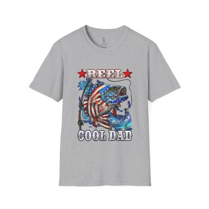 Reel Cool Dad T-Shirt | Fishing Gift | Father's Day Tee | Unisex Casual Wear | Outdoor Adventure Shirt | Dad Humor Clothing