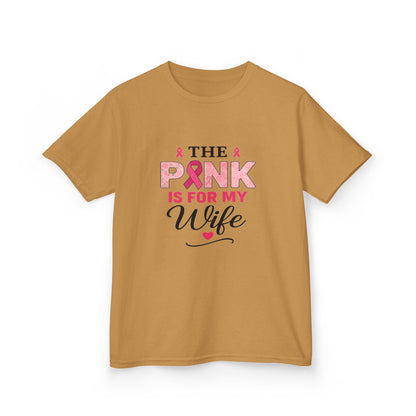 Pink Ribbon Wife Support Tee - Breast Cancer Awareness