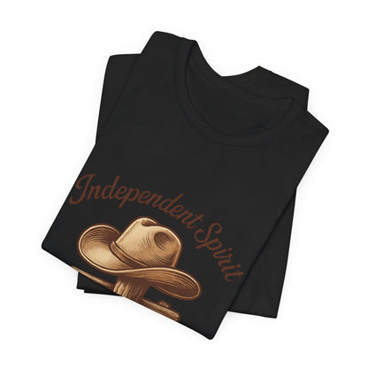 Quiet Swagger Cowboy Tee — Independent Spirit Western T-Shirt