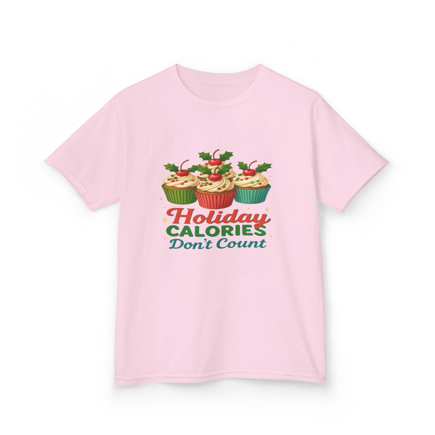 Holiday Calories Don't Count Dino Cupcake Tee