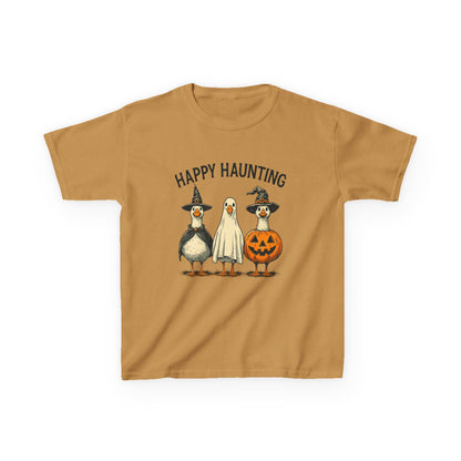 Happy Haunting Goose Halloween Kids Tee