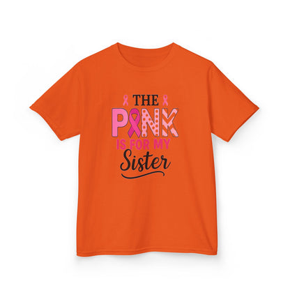 Pink Ribbon Sister Tee: Breast Cancer Awareness Gift