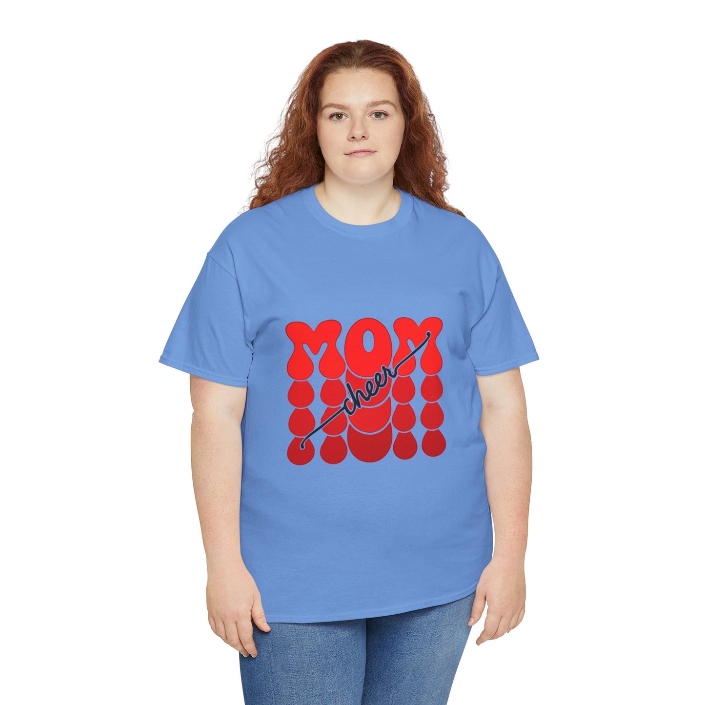 Retro Mom Cheer Tee – Bold Support & Spirit Shirt