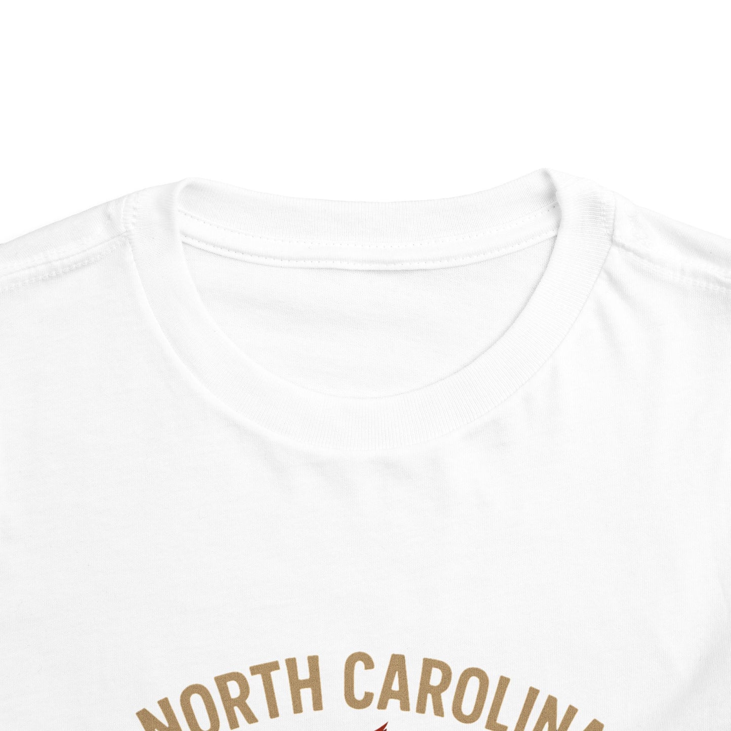 Toddler Tee - NC Cardinal and Dogwood Flower Design