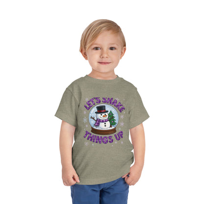Shake Things Up! Snowman Christmas Toddler Tee