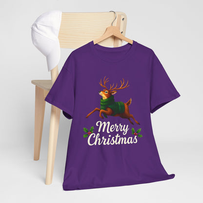 Merry Christmas Reindeer Tee