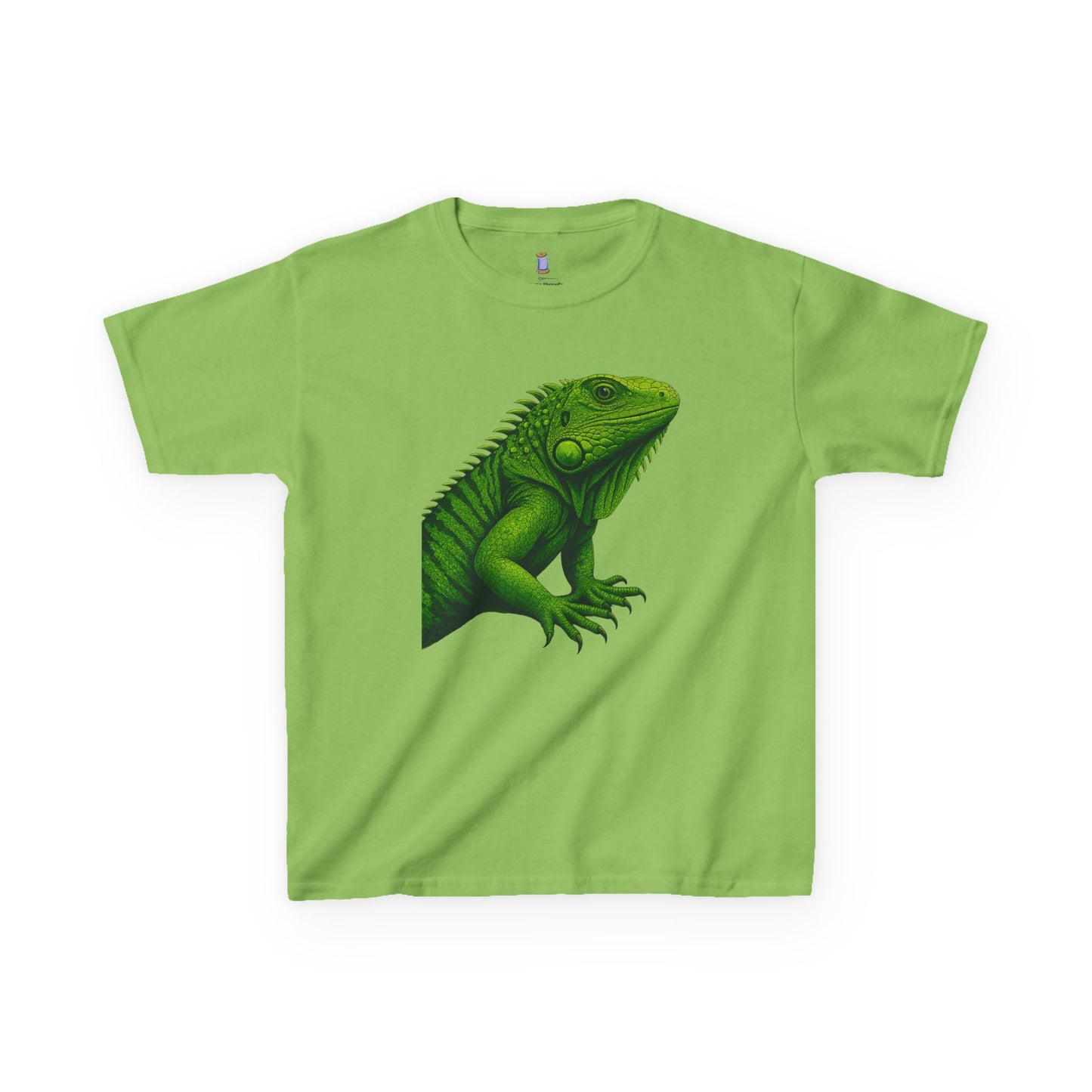 Green Iguana Kids Tee - Fun Shirt for Nature Lovers, Birthday Gift, Summer Wear, Animal Lovers, Eco-Friendly Clothing