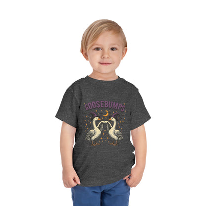 Goosebumps Halloween Toddler Tee - Funny Spooky Xmas