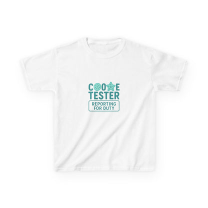 Cookie Tester Dinosaur Christmas Kids Tee