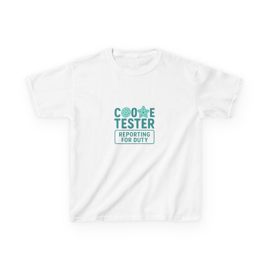 Cookie Tester Dinosaur Christmas Kids Tee